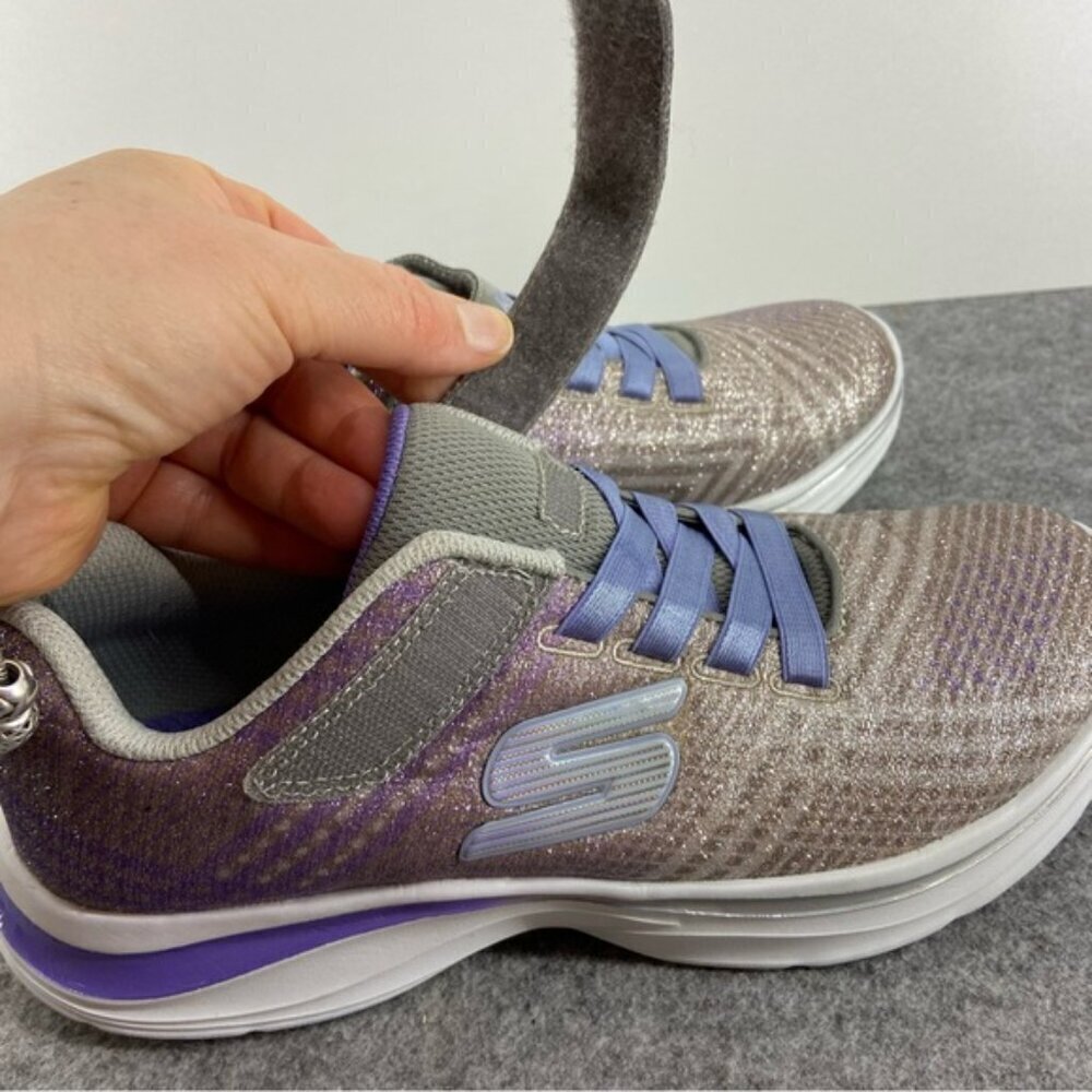 Skechers Kids Girls' Double Dreams Sparkle Active Sneaker Running Shoe Size 5 - Picture 5 of 12